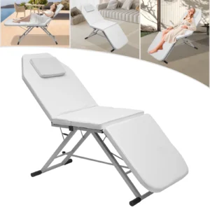 Foldable Massage Bed - Portable Recliner - Massage Table - Tattoo Bed Couch Chair - for Beauty Salon SPA
